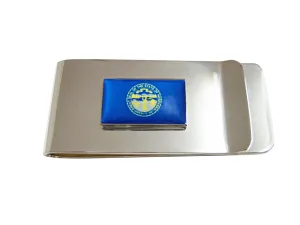 Nebraska State Flag Pendant Money Clip