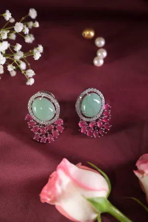 Neer Mint Bold Stud Earrings