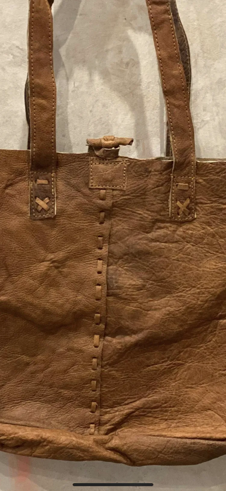NEPAL TOTE BAG: TAN
