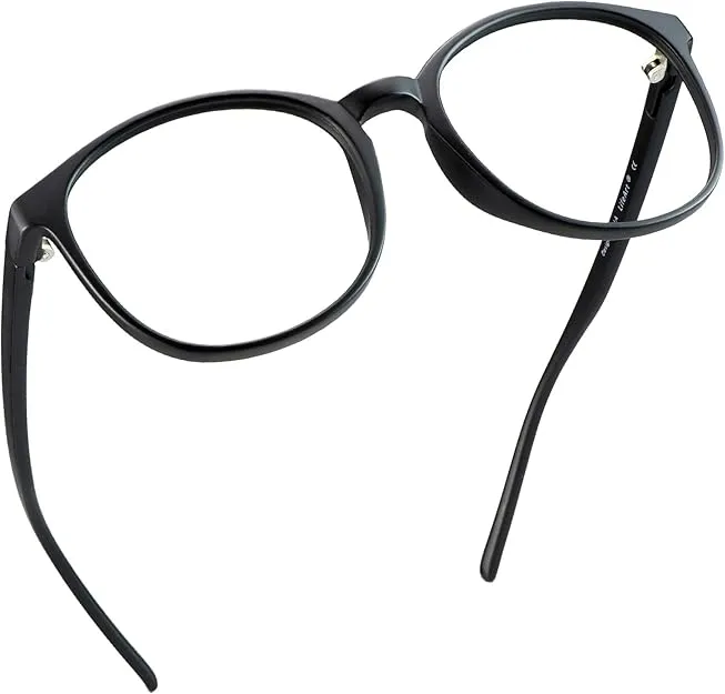 NEW LifeArt Blue Light Blocking Glasses, Computer Reading Glasses, TV Gaming Glasses for Women/Men, Anti Glare, Anti Eyestrain, Black