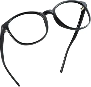 NEW LifeArt Blue Light Blocking Glasses, Computer Reading Glasses, TV Gaming Glasses for Women/Men, Anti Glare, Anti Eyestrain, Black