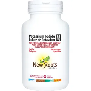 New Roots Potassium Iodide 65 mg 60 Tablets