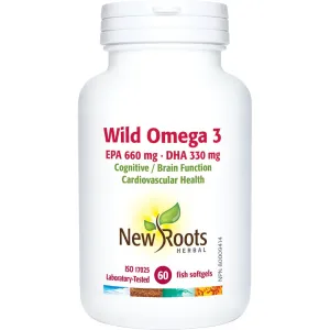 New Roots Wild Omega 3 EPA 660mg DHA 330mg