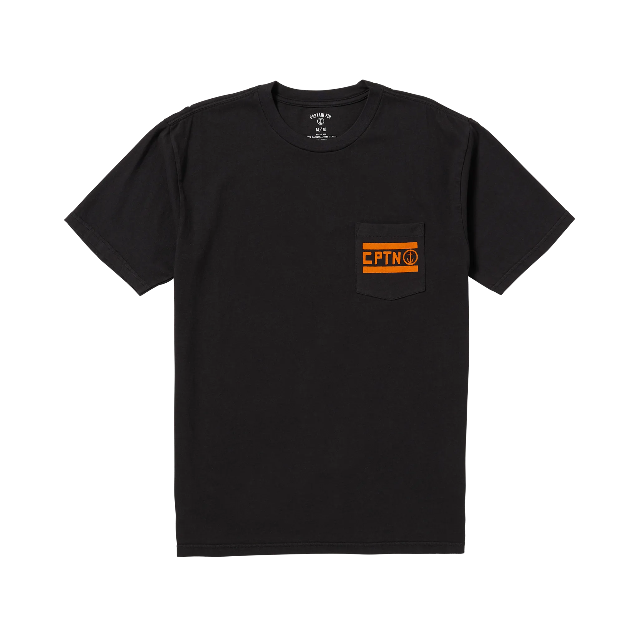 Nobody Surfs Short Sleeve Pocket Tee - Black