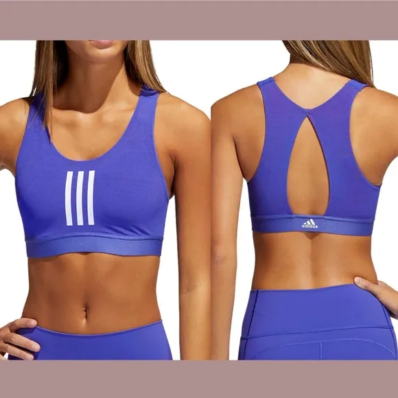 NWT Adidas [ XS ] Believe This‎ Primeblue Sports Bra in Scarlet Night