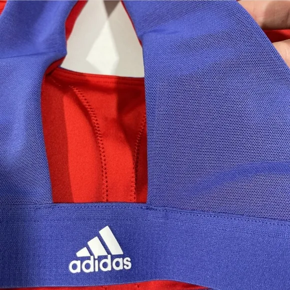 NWT Adidas [ XS ] Believe This‎ Primeblue Sports Bra in Scarlet Night