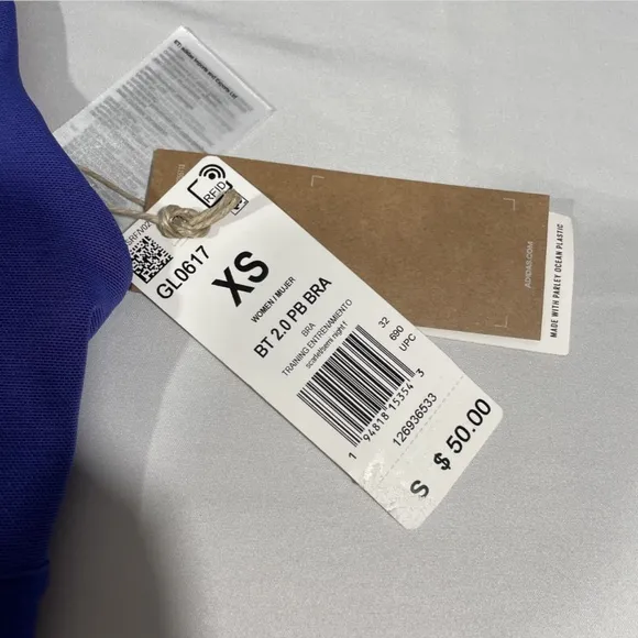 NWT Adidas [ XS ] Believe This‎ Primeblue Sports Bra in Scarlet Night