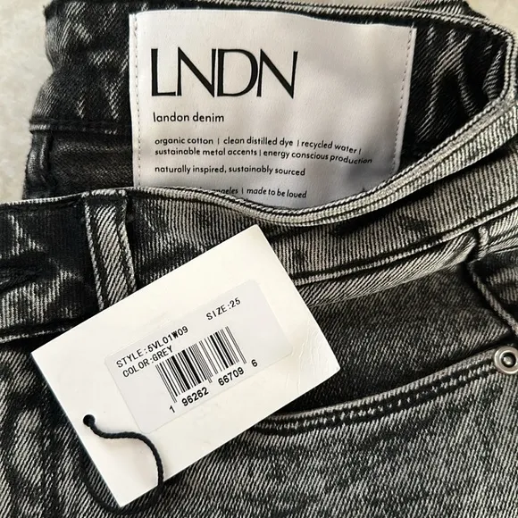 NWT LNDN Denim Landon Denim THMBL Slim Straight Leg Jean