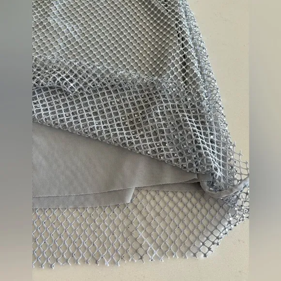 NWT WeWoreWhat Crystal Mini Skirt