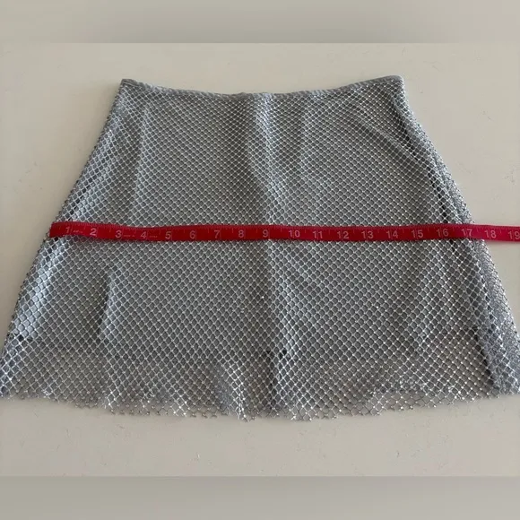 NWT WeWoreWhat Crystal Mini Skirt