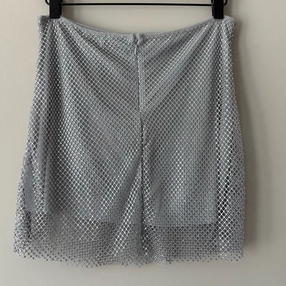 NWT WeWoreWhat Crystal Mini Skirt