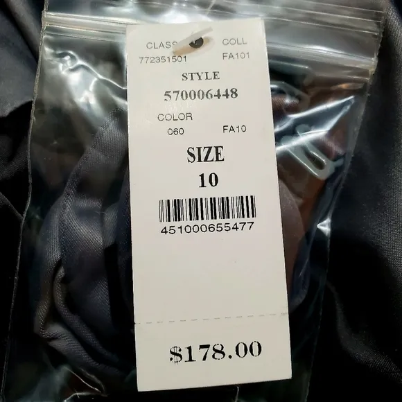 NWT White House Black Market Satin Rutched Strapless Midi Dress Women's Size 10