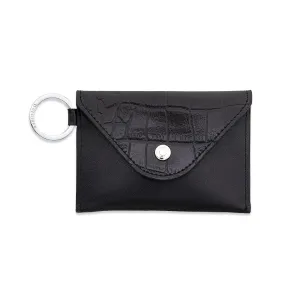 O-ring Mini Envelope Wallet Black