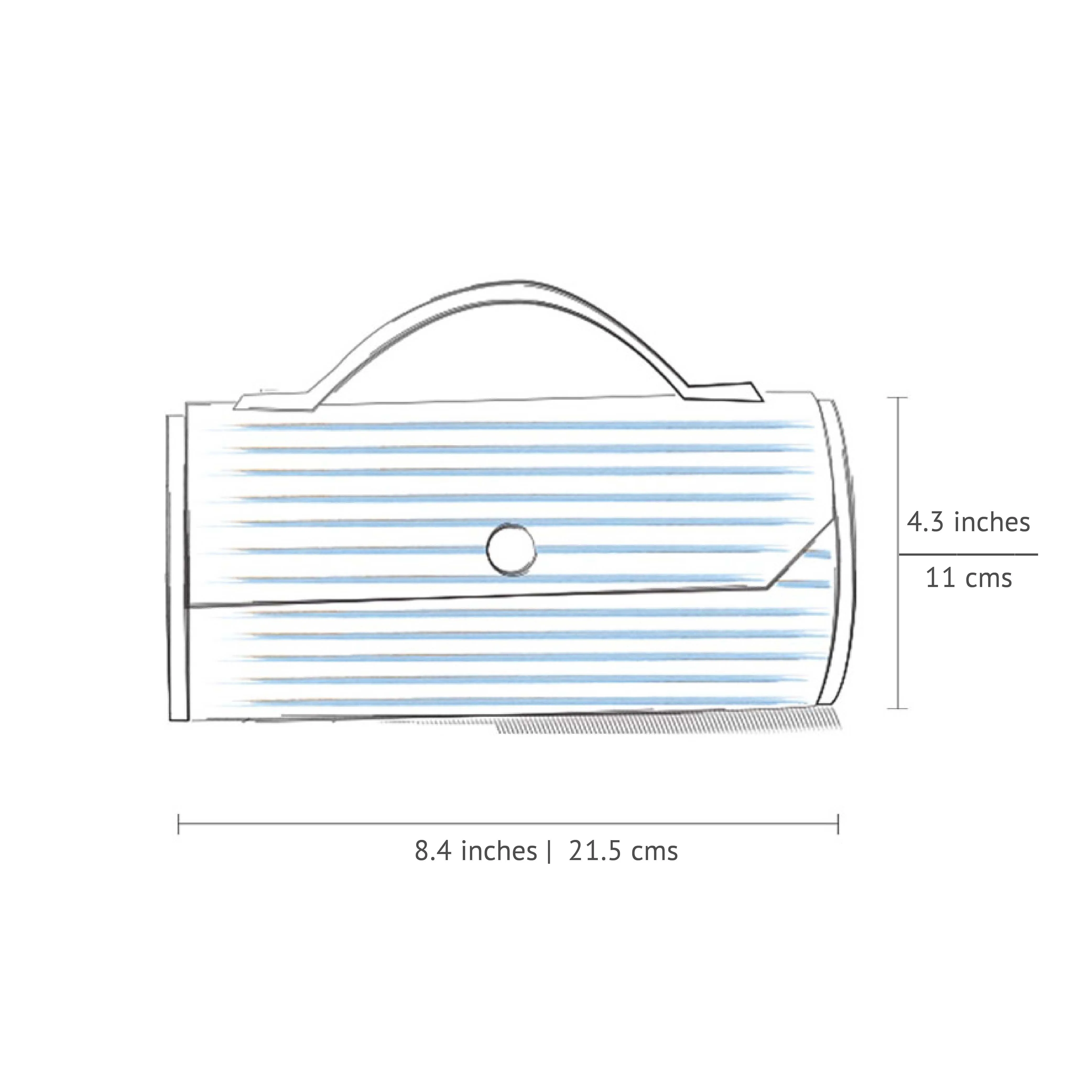 OAT & COCOA Round Clutch - Changeable Sleeve