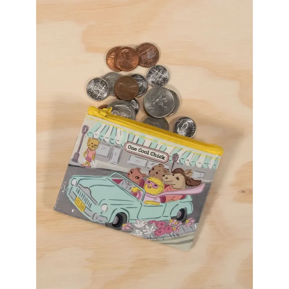 One Cool Chick Coin Purse