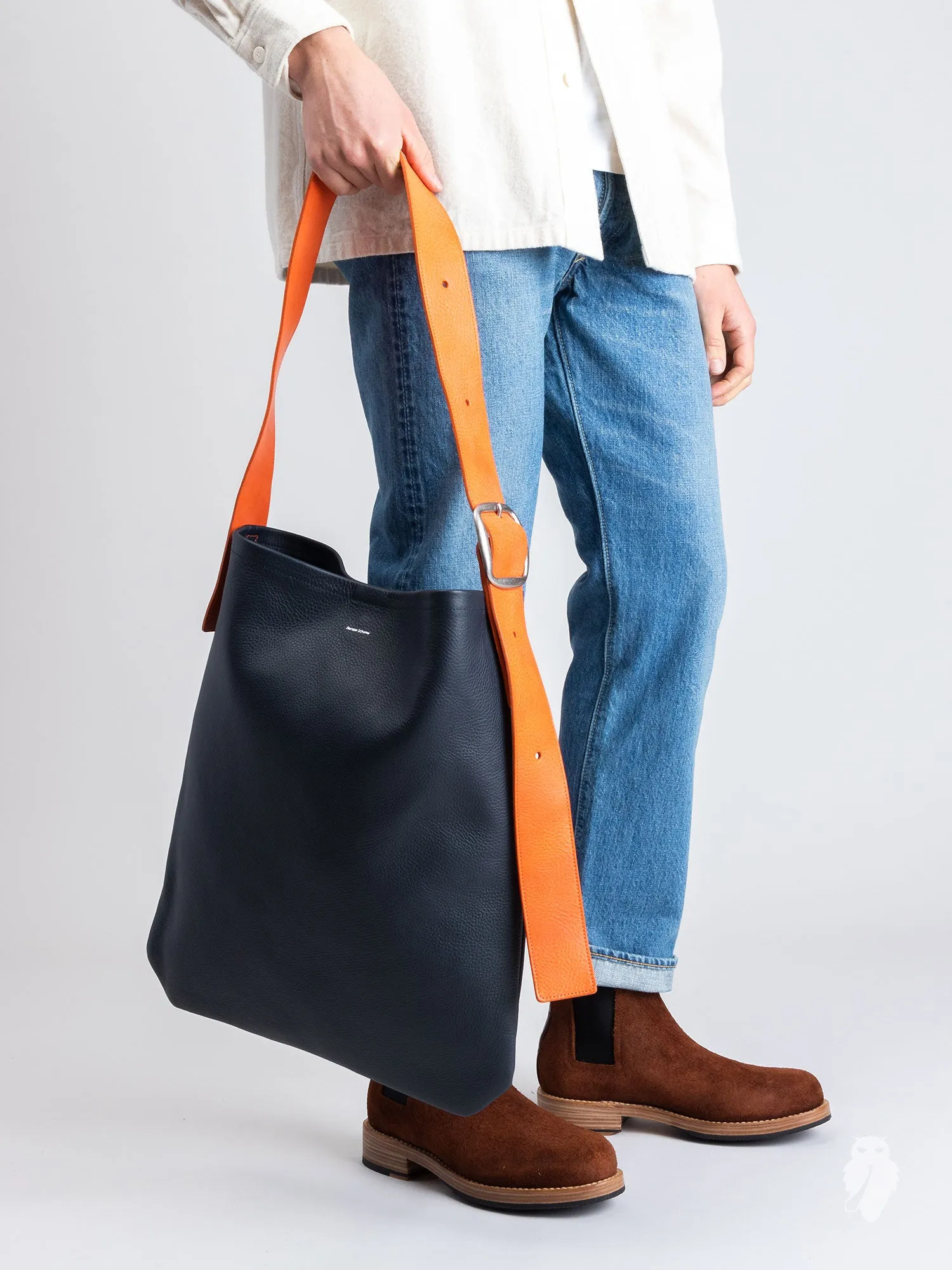 One Side Belt Bag in Navy