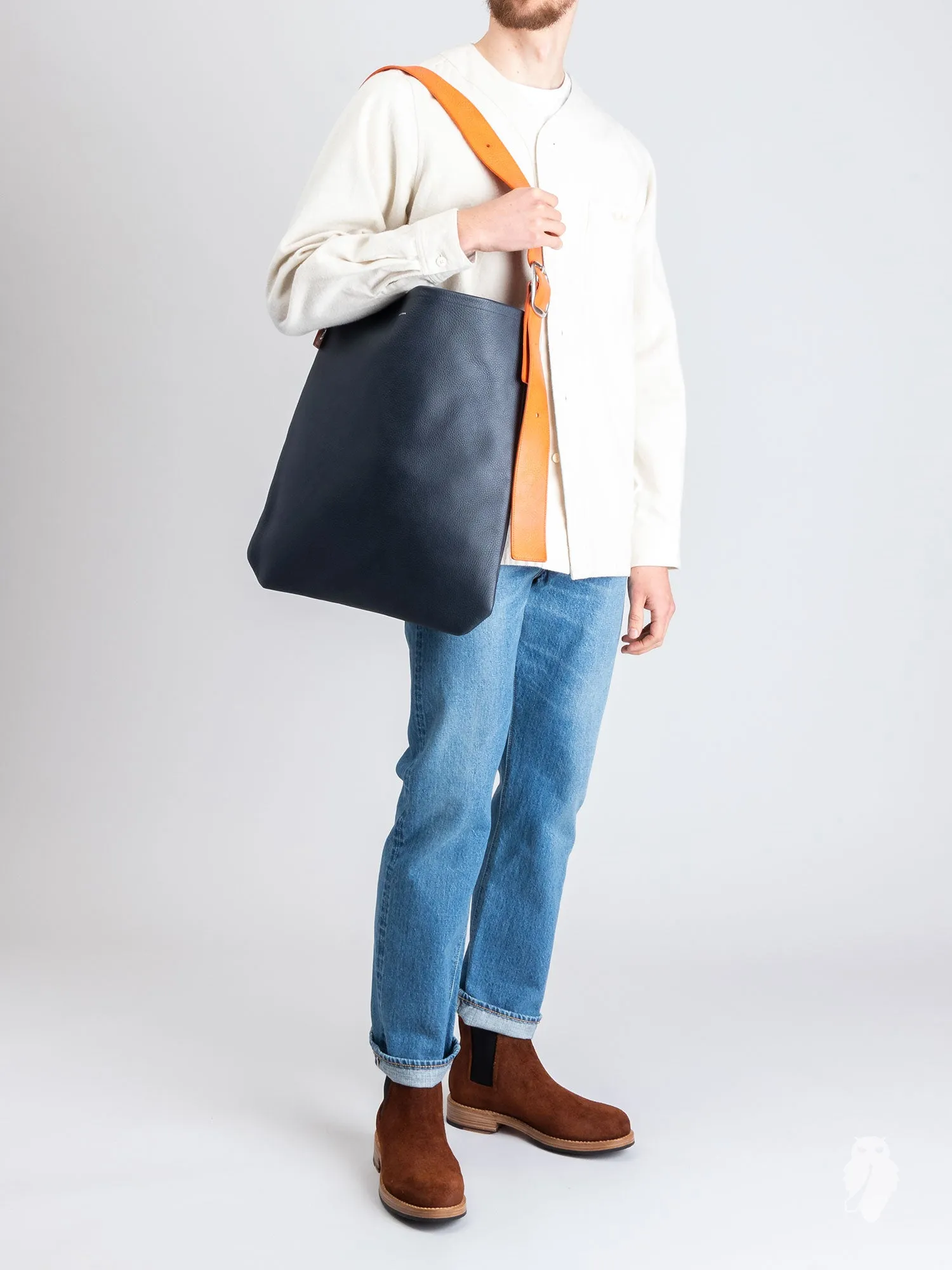 One Side Belt Bag in Navy