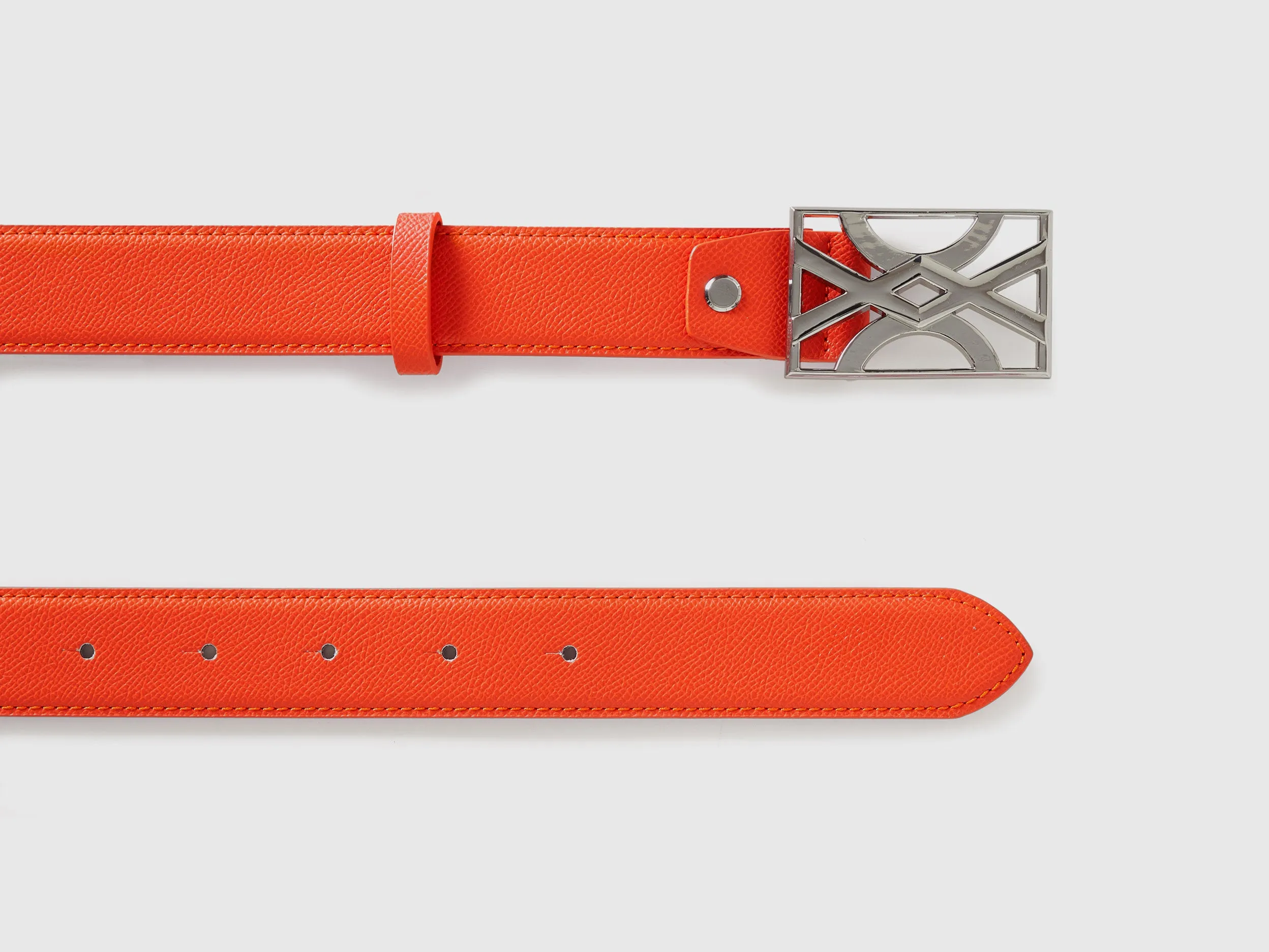 ORANGE BELT WITH LOGOED BUCKLE