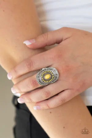 Paparazzi- Adventure Venture - Yellow Ring