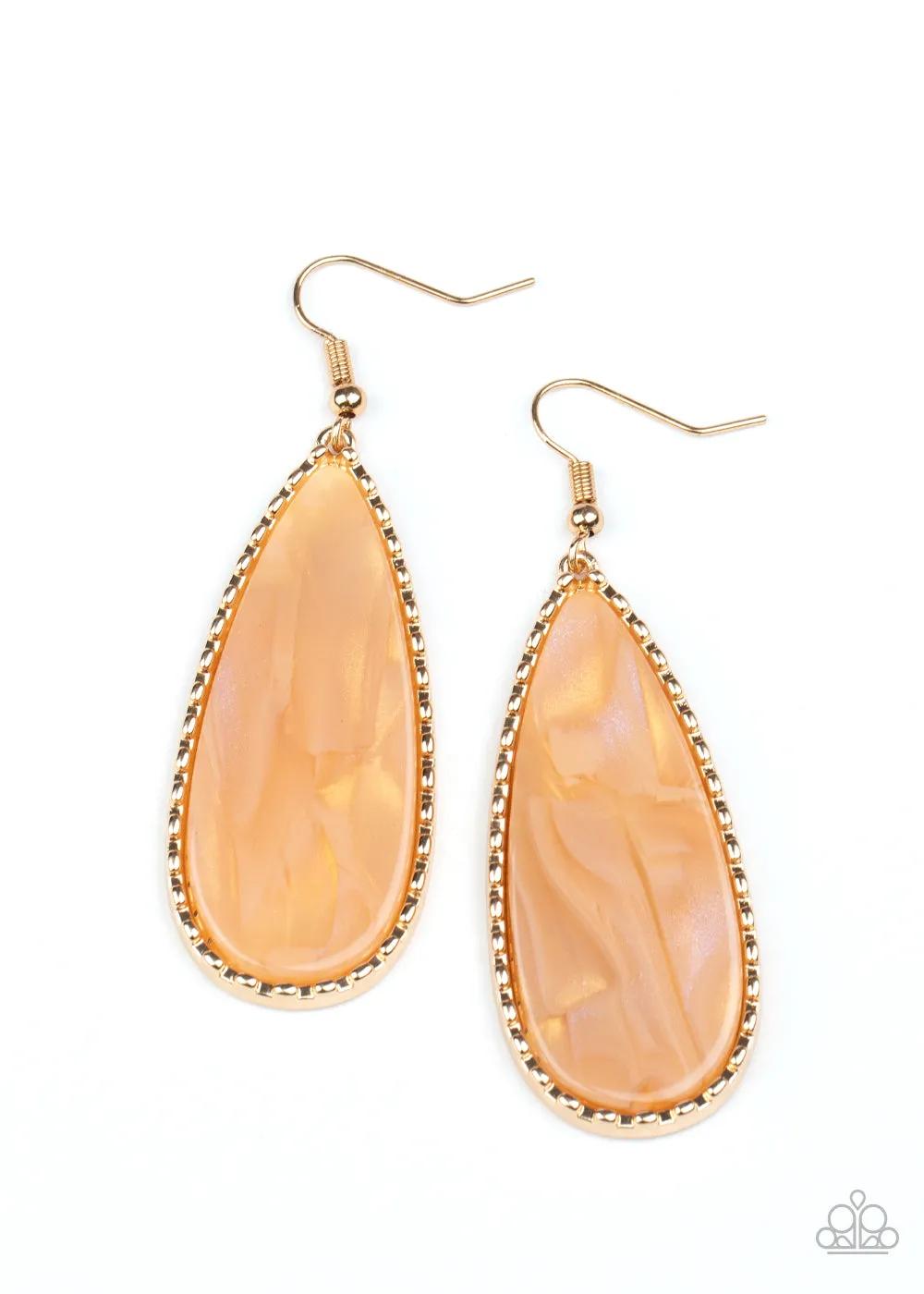 Paparazzi Ethereal Elloquence - Gold Earrings