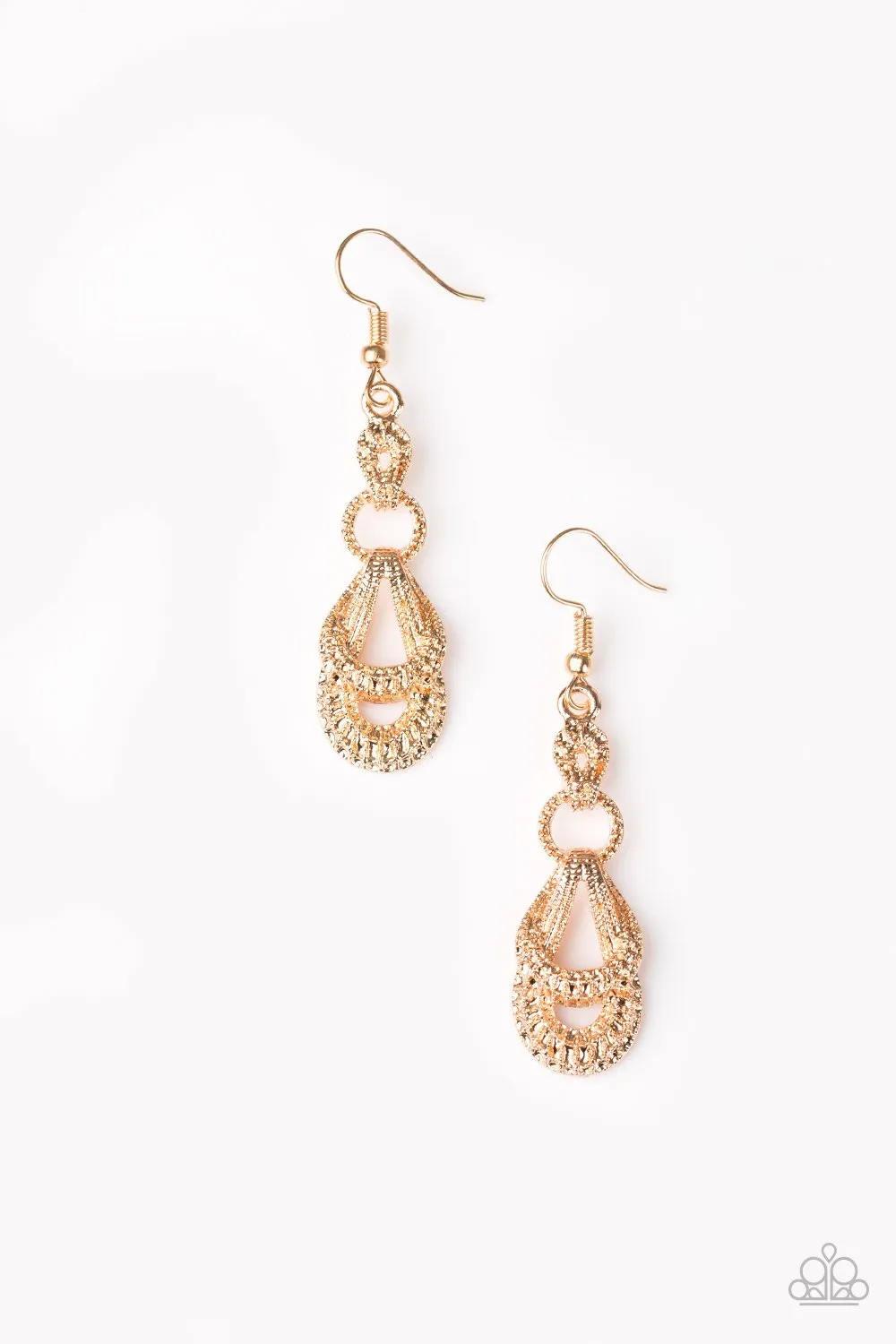 Paparazzi - Romantic Radiance - Gold Earring