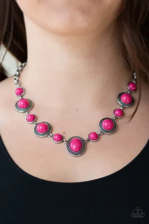 Paparazzi Voyager Vibes Necklace Pink