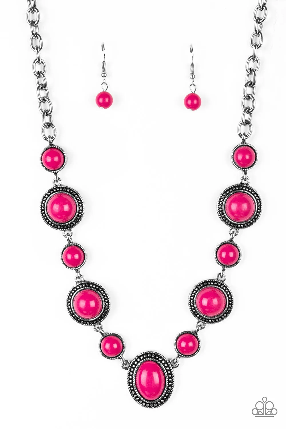 Paparazzi Voyager Vibes Necklace Pink