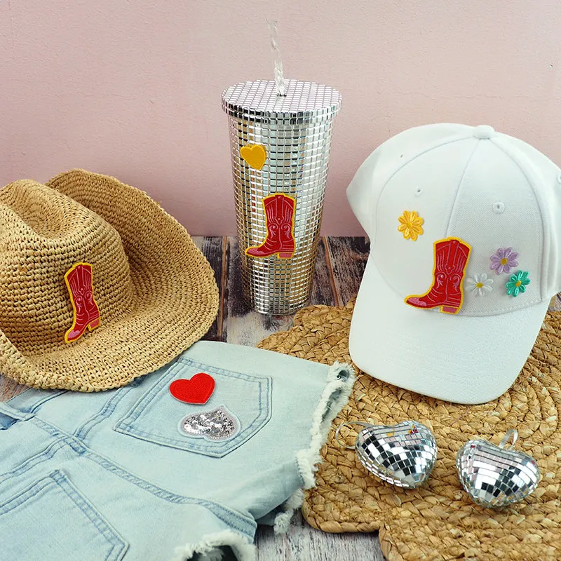 PATCH GIRLIE COWBOY BOOT