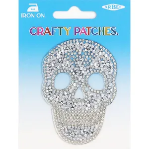 PATCH RHINESTONE SKULL