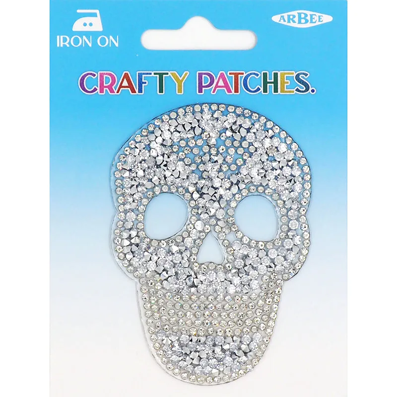 PATCH RHINESTONE SKULL