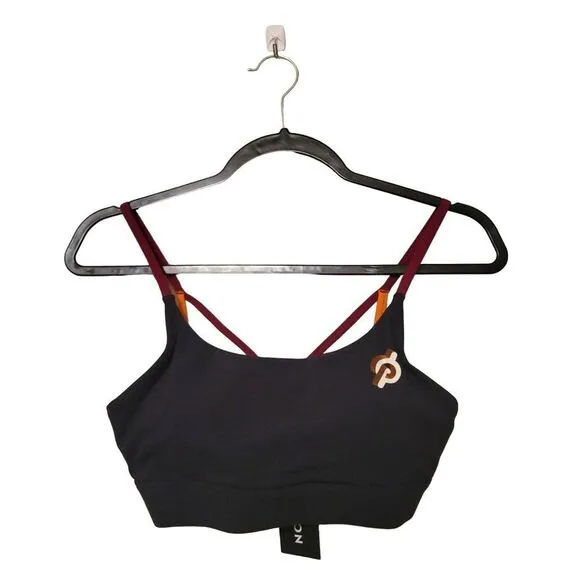 Peloton Womens Sports Bra Blue S Cadence Peak Strap Speed Up New
