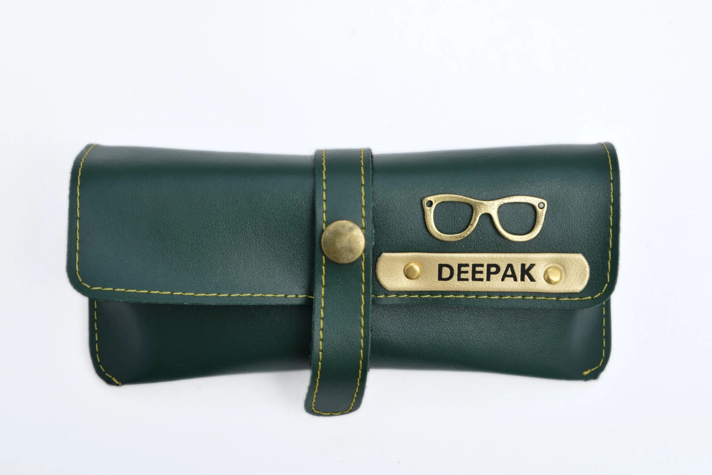 Personalized Eyewear Case 1.0 - Olive Green