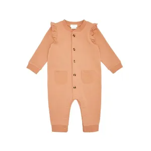 Petit Lem 31N01 Ruffled Playsuit (Sienna)