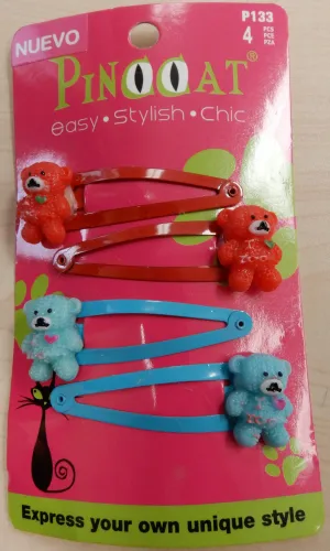 PINCCAT P133 BEAR SNAP CLIPS 4/CD