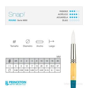 Pincel Princeton SNAP - ROUND