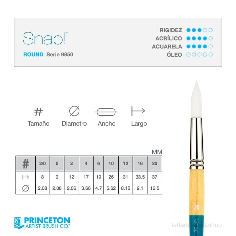 Pincel Princeton SNAP - ROUND