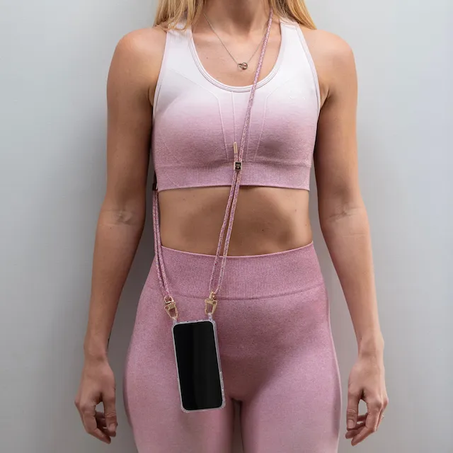 Pink Mix Braided Strap