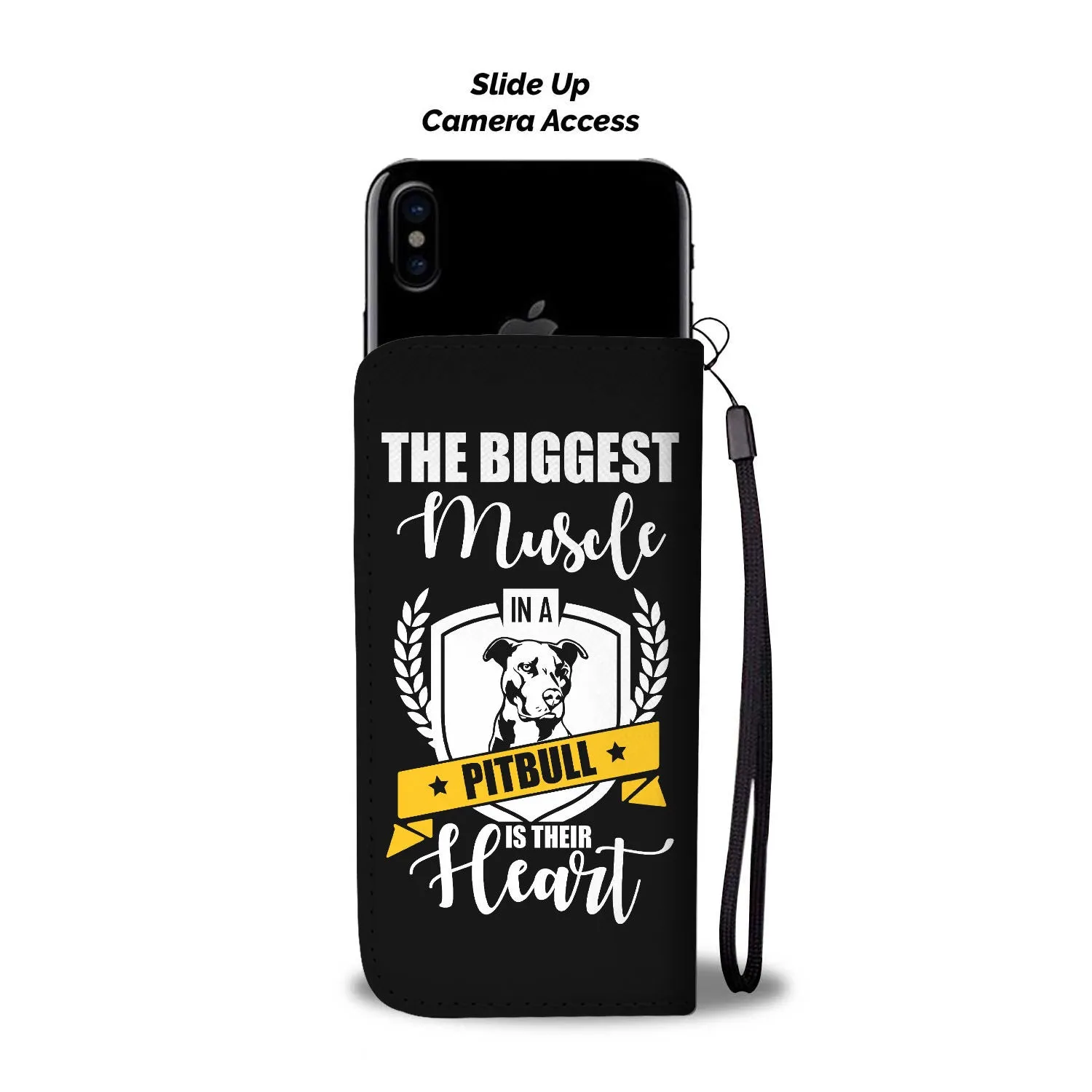 Pitbull Heart Phone Case Wallet