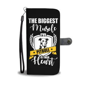 Pitbull Heart Phone Case Wallet