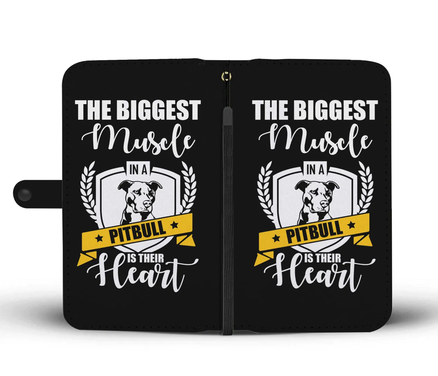 Pitbull Heart Phone Case Wallet
