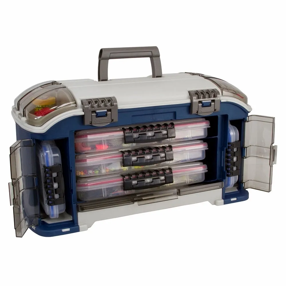 Plano 1561108 797010 Ultimate System Deluxe Tackle Storage Box - Blue