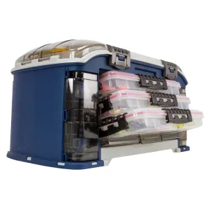 Plano 1561108 797010 Ultimate System Deluxe Tackle Storage Box - Blue