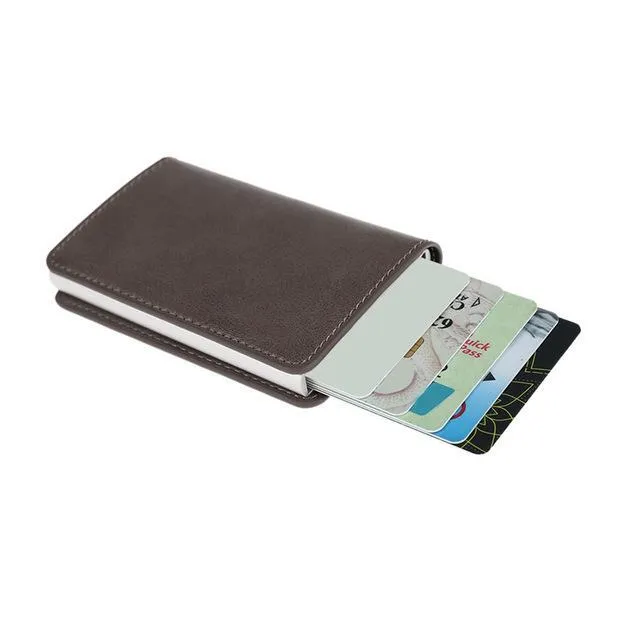 Pocket Sleek™ - Minimalist RFID Blocking Pop Up Card Wallet