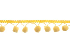 Pom pom Trim -Yellow