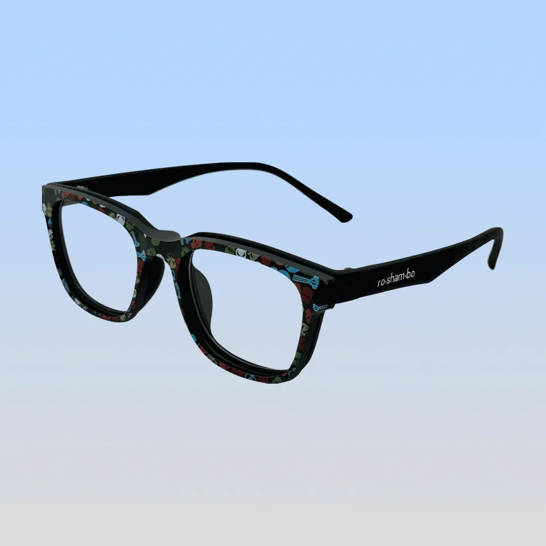 Pops Magnetic Snap-On Sunglasses | Youth Black