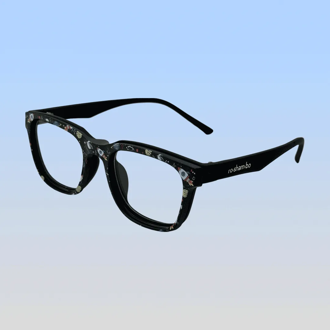 Pops Magnetic Snap-On Sunglasses | Youth Black