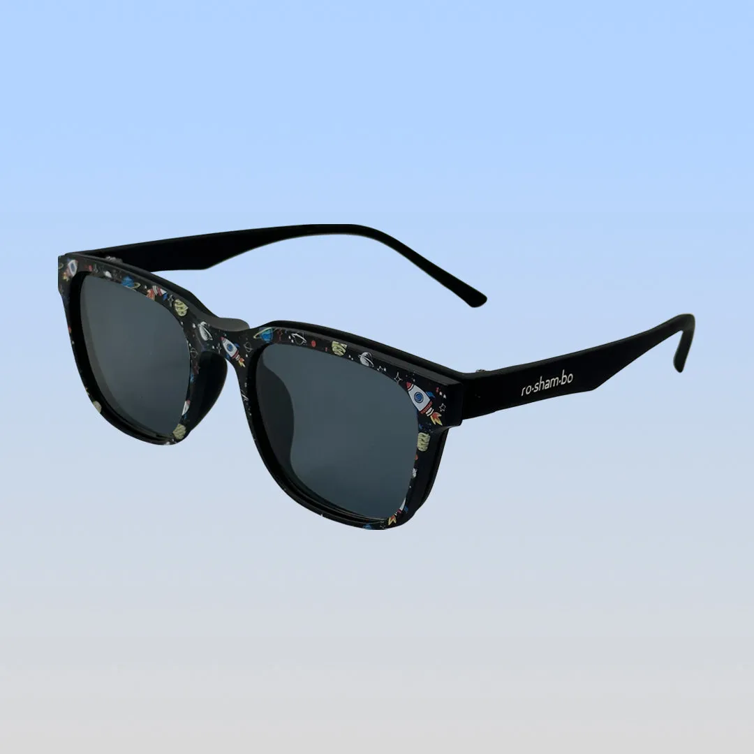 Pops Magnetic Snap-On Sunglasses | Youth Black