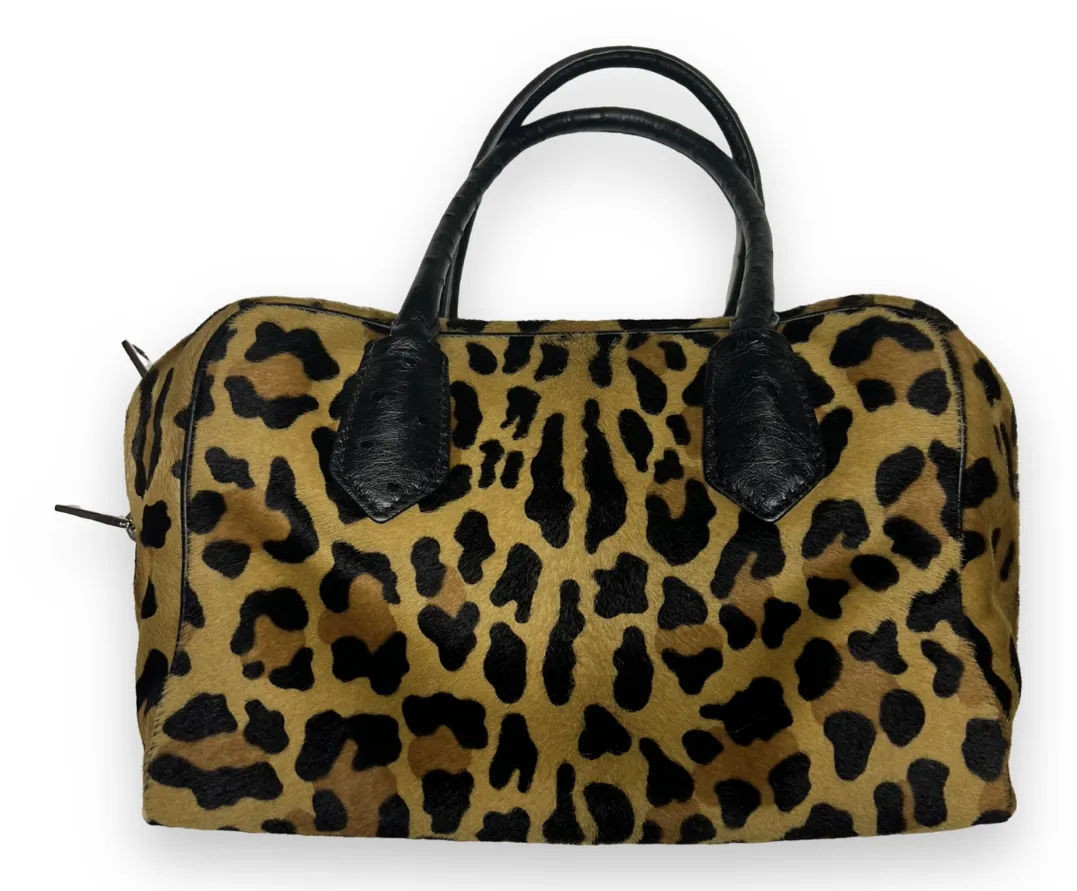 Prada Pony & Ostrich Skin Inside Bag