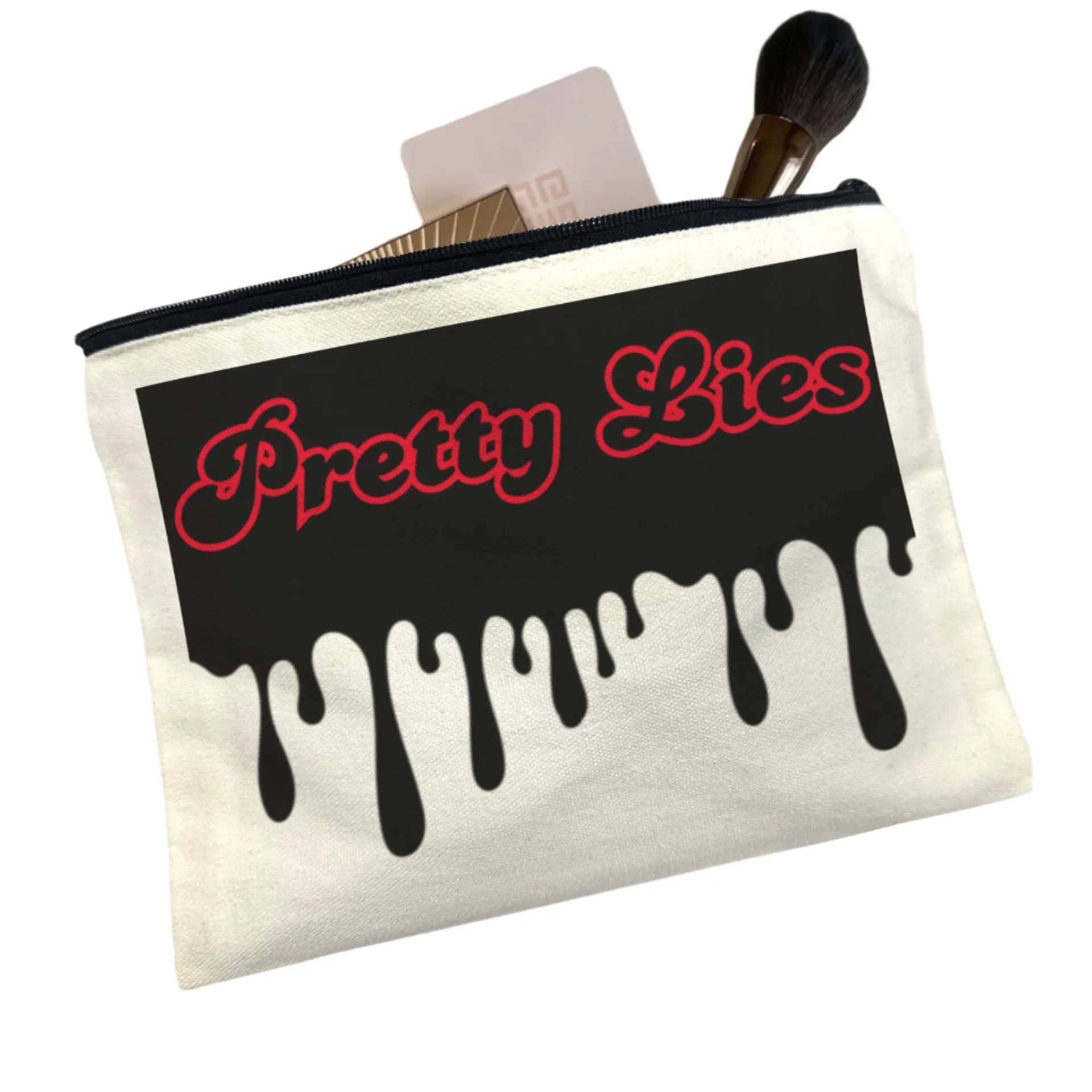 Pretty Lies Makeup Bag Zipper Pouch