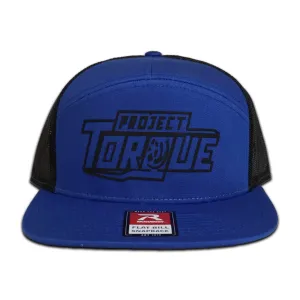 PT (BLACK RUBBER) BLUE SNAPBACK